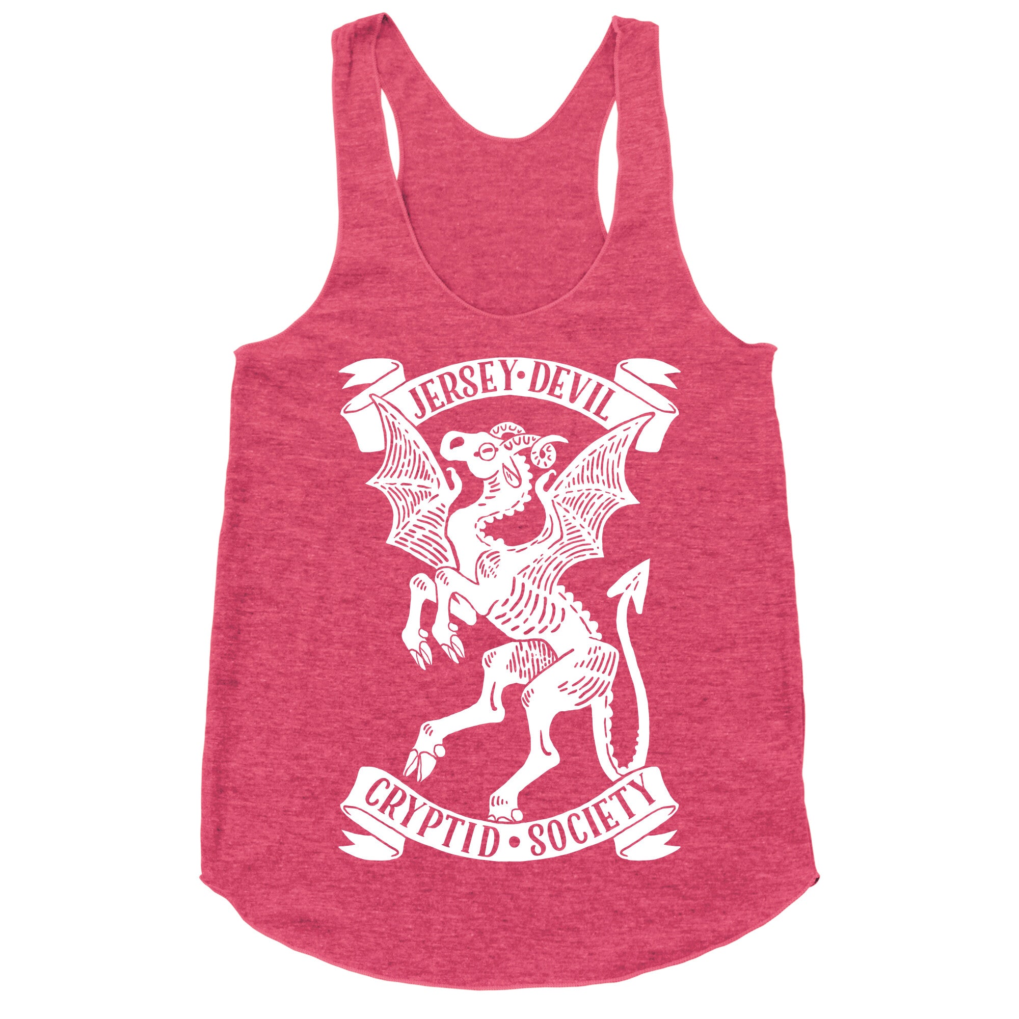 Jersey Devil Cryptid Society Racerback Tank